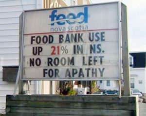 Food Bank sign