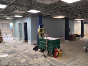 construction space in library