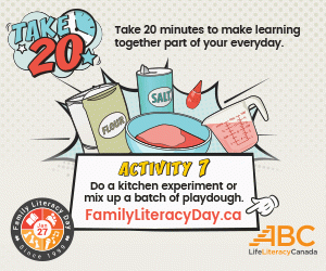 Family Literacy Day Poster.